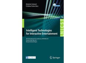 9783642302138 - Intelligent Technologies for Interactive Entertainment Kartoniert (TB)