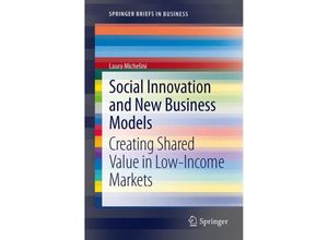 9783642321498 - SpringerBriefs in Business   Social Innovation and New Business Models - Laura Michelini Kartoniert (TB)