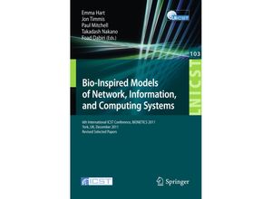 9783642327100 - Bio-Inspired Models of Network Information and Computing Systems Kartoniert (TB)