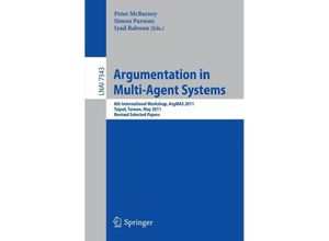 9783642331510 - Argumentation in Multi-Agent Systems Kartoniert (TB)