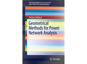 9783642333439 - SpringerBriefs in Electrical and Computer Engineering   Geometrical Methods for Power Network Analysis - Stefano Bellucci Bhupendra Nath Tiwari Neeraj Gupta Kartoniert (TB)