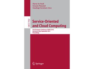 9783642334269 - Service-Oriented and Cloud Computing Kartoniert (TB)