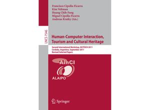 9783642339431 - Human-Computer Interaction Tourism and Cultural Heritage Kartoniert (TB)