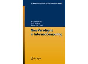 9783642354601 - New Paradigms in Internet Computing - Srikanta Patnaik Piyu Tripathy Sagar Naik Kartoniert (TB)