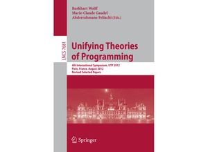 9783642357046 - Unifying Theories of Programming Kartoniert (TB)