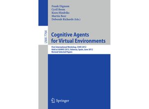 9783642364433 - Cognitive Agents for Virtual Environments Kartoniert (TB)