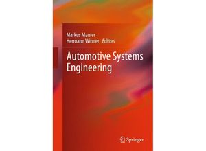 9783642364549 - Automotive Systems Engineering Gebunden