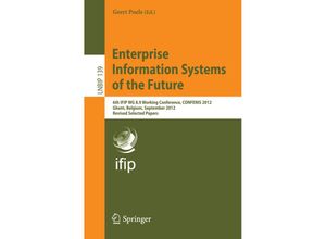 9783642366109 - Enterprise Information Systems of the Future Kartoniert (TB)