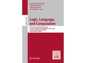 9783642369759 - Logic Language and Computation Kartoniert (TB)