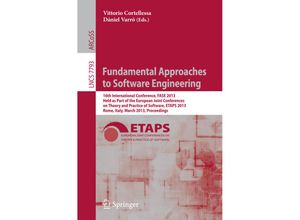 9783642370564 - Fundamental Approaches to Software Engineering Kartoniert (TB)