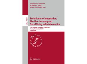 9783642371882 - Evolutionary Computation Machine Learning and Data Mining in Bioinformatics Kartoniert (TB)