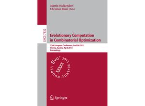 9783642371974 - Evolutionary Computation in Combinatorial Optimization Kartoniert (TB)