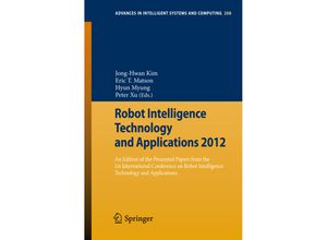 9783642373732 - Robot Intelligence Technology and Applications 2012 Kartoniert (TB)