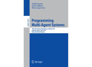 9783642386992 - Programming Multi-Agent Systems Kartoniert (TB)