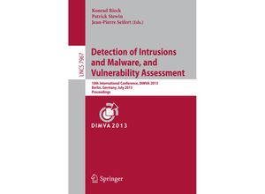 9783642392344 - Detection of Intrusions and Malware and Vulnerability Assessment Kartoniert (TB)