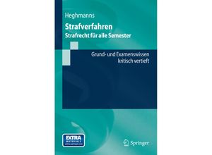 9783642412363 - Springer-Lehrbuch   Strafverfahren - Michael Heghmanns Kartoniert (TB)