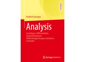 9783642415067 - Springer-Lehrbuch   Analysis - Friedrich Sauvigny Kartoniert (TB)