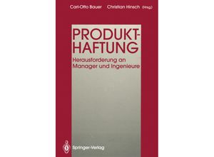 9783642476136 - Produkthaftung - Carl-Otto Bauer Gerd Eidam Gerhard Otto Christian Hinsch Kartoniert (TB)