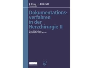 9783642537738 - Dokumentationsverfahren in der Herzchirurgie II Kartoniert (TB)