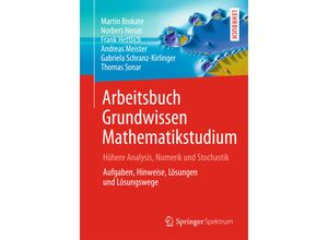 9783642549458 - Arbeitsbuch Grundwissen Mathematikstudium - Höhere Analysis Numerik und Stochastik - Martin Brokate Norbert Henze Frank Hettlich Andreas Meister Gabriela Schranz-Kirlinger Thomas Sonar Kartoniert (TB)