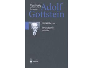 9783642621109 - Adolf Gottstein Kartoniert (TB)