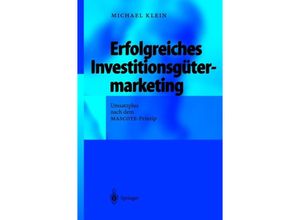 9783642621956 - Erfolgreiches Investitionsgütermarketing - Michael A Klein Kartoniert (TB)