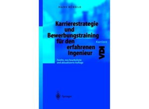 9783642622403 - VDI-Buch   Karrierestrategie und Bewerbungstraining für den erfahrenen Ingenieur - Hans Bürkle Kartoniert (TB)