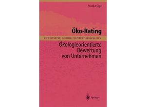 9783642631108 - Umweltnatur- & Umweltsozialwissenschaften   Öko-Rating - Frank Figge Kartoniert (TB)