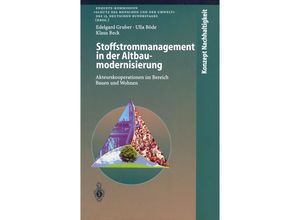 9783642636226 - Konzept Nachhaltigkeit   Stoffstrommanagement in der Altbaumodernisierung - Edelgard Gruber Ulla Böde Klaus Beck Kartoniert (TB)