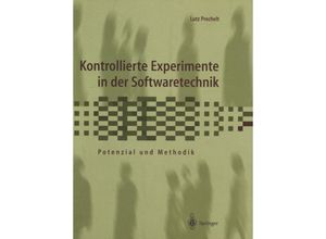 9783642639852 - Kontrollierte Experimente in der Softwaretechnik - Lutz Prechelt Kartoniert (TB)