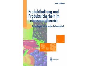 9783642643194 - Produkthaftung und Produktsicherheit im Lebensmittelbereich - Klaus Pichhardt Kartoniert (TB)