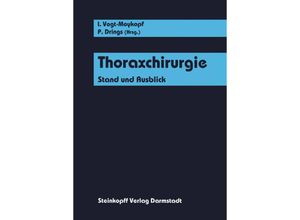 9783642725029 - Thoraxchirurgie Kartoniert (TB)