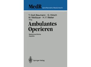 9783642851407 - Ambulantes Operieren Kartoniert (TB)