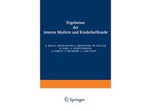 9783642887611 - Ergebnisse der inneren Medizin und Kinderheilkunde - L Langstein Erich Meyer A Schittenhelm Th Brugsch Kartoniert (TB)