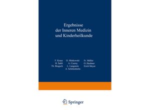 9783642887727 - Ergebnisse der inneren Medizin und Kinderheilkunde - L Langstein Erich Meyer A Schittenhelm Th Brugsch Kartoniert (TB)