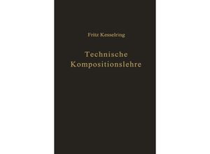 9783642926259 - Technische Kompositionslehre - Fritz Kesselring Kartoniert (TB)