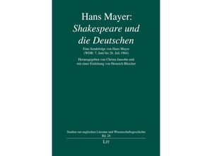 9783643128652 - Hans Mayer Shakespeare und die Deutschen Kartoniert (TB)