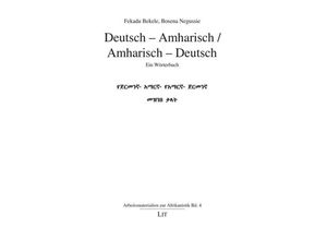 9783643142153 - Deutsch - Amharisch   Amharisch - Deutsch - Fekadu Bekele Bosena Negussie Kartoniert (TB)