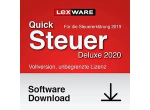 9783648132647 - LEXWARE QuickSteuer Deluxe 2020 (für das Steuerjahr 2019) Software Vollversion (Download-Link)