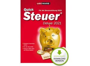 9783648144251 - LEXWARE QuickSteuer Deluxe 2021 (für das Steuerjahr 2020) Software Vollversion (Download-Link)