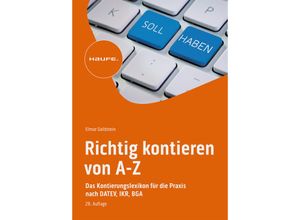 9783648154588 - Richtig kontieren von A-Z - Elmar Goldstein Kartoniert (TB)