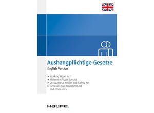 9783648161319 - Aushangpflichtige Gesetze - English Version Kartoniert (TB)