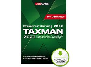 9783648163436 - LEXWARE TAXMAN Vermieter 2023 (für das Steuerjahr 2022) Software Vollversion (Download-Link)