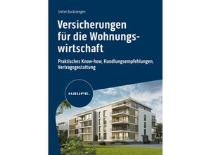 9783648169995 - Versicherungen für die Wohnungswirtschaft - Stefan Bucksteegen Kartoniert (TB)