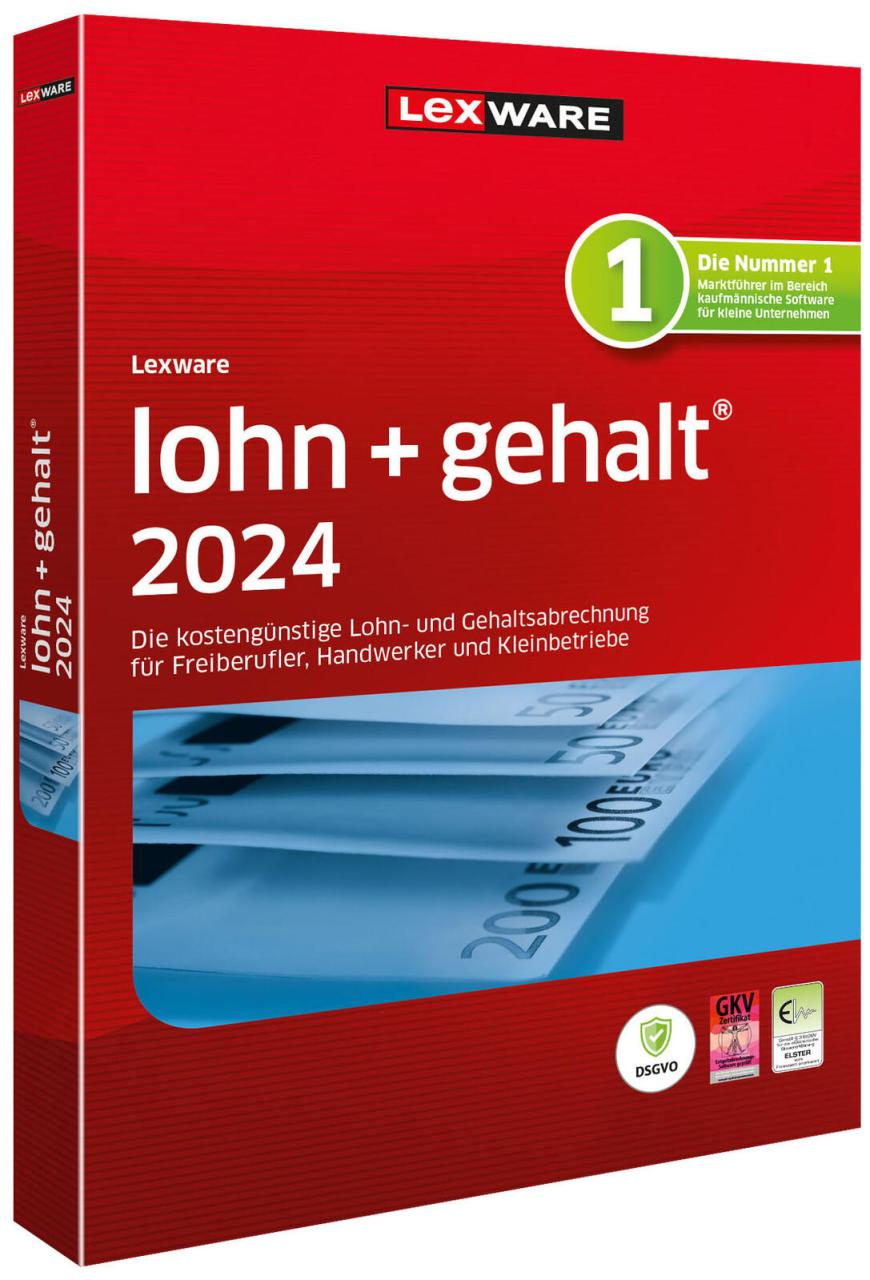 9783648172445 - LEXWARE lohn+gehalt 2024 Software Vollversion (DVD)