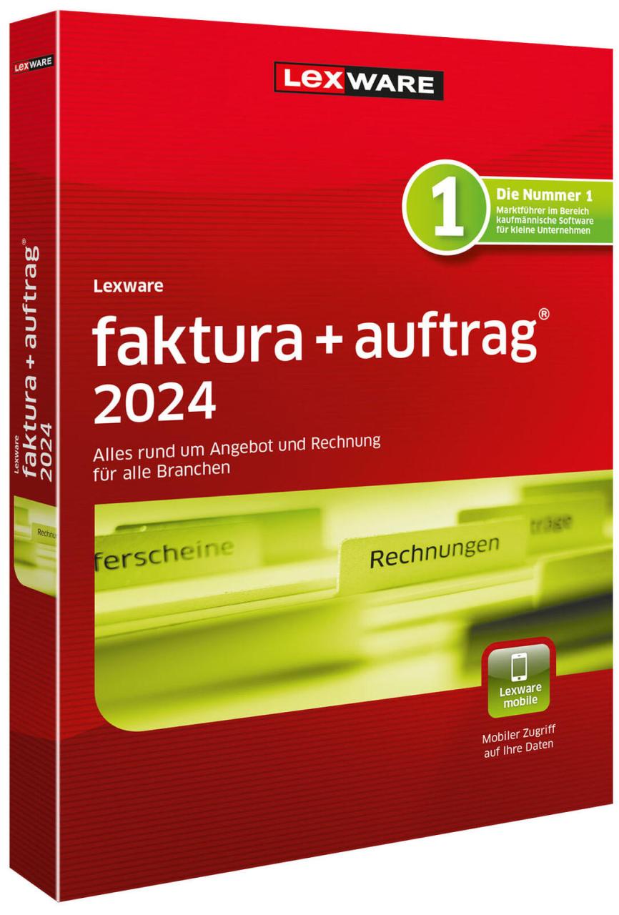 9783648172629 - LEXWARE faktura+auftrag 2024 Software Vollversion (DVD)