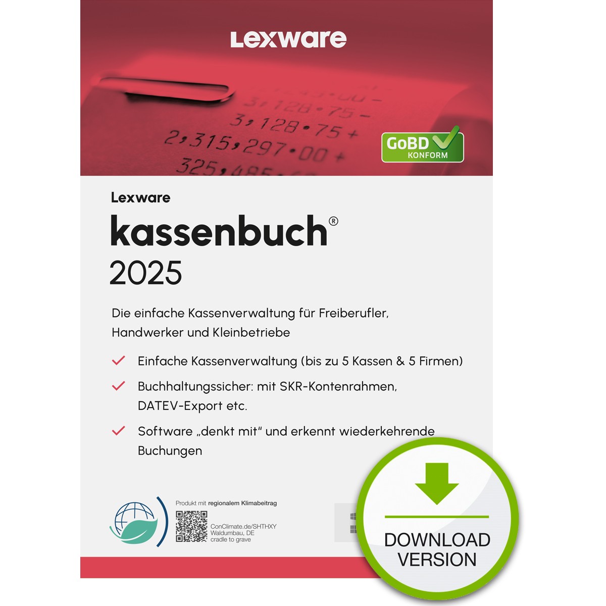 9783648176610 - Kassenbuch Version 2400 - 2025 - unbegrenzte Laufzeit - ESD-DownloadESD