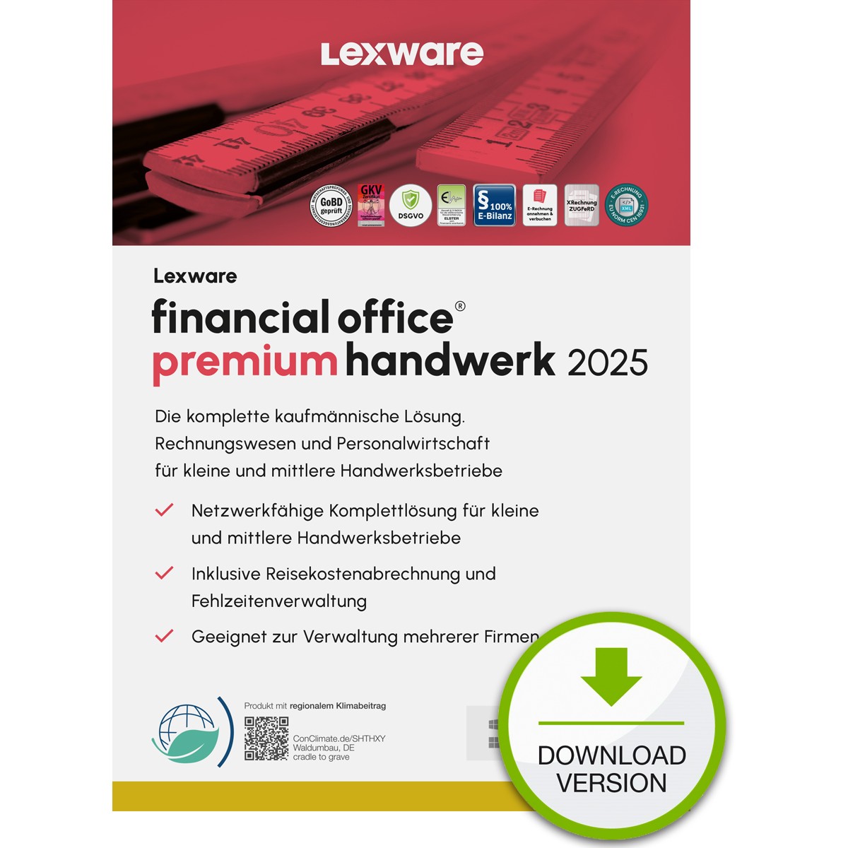 9783648178218 - Financial Office Premium handwerk 2025 - 1 Device ABO - ESD -DownloadESD