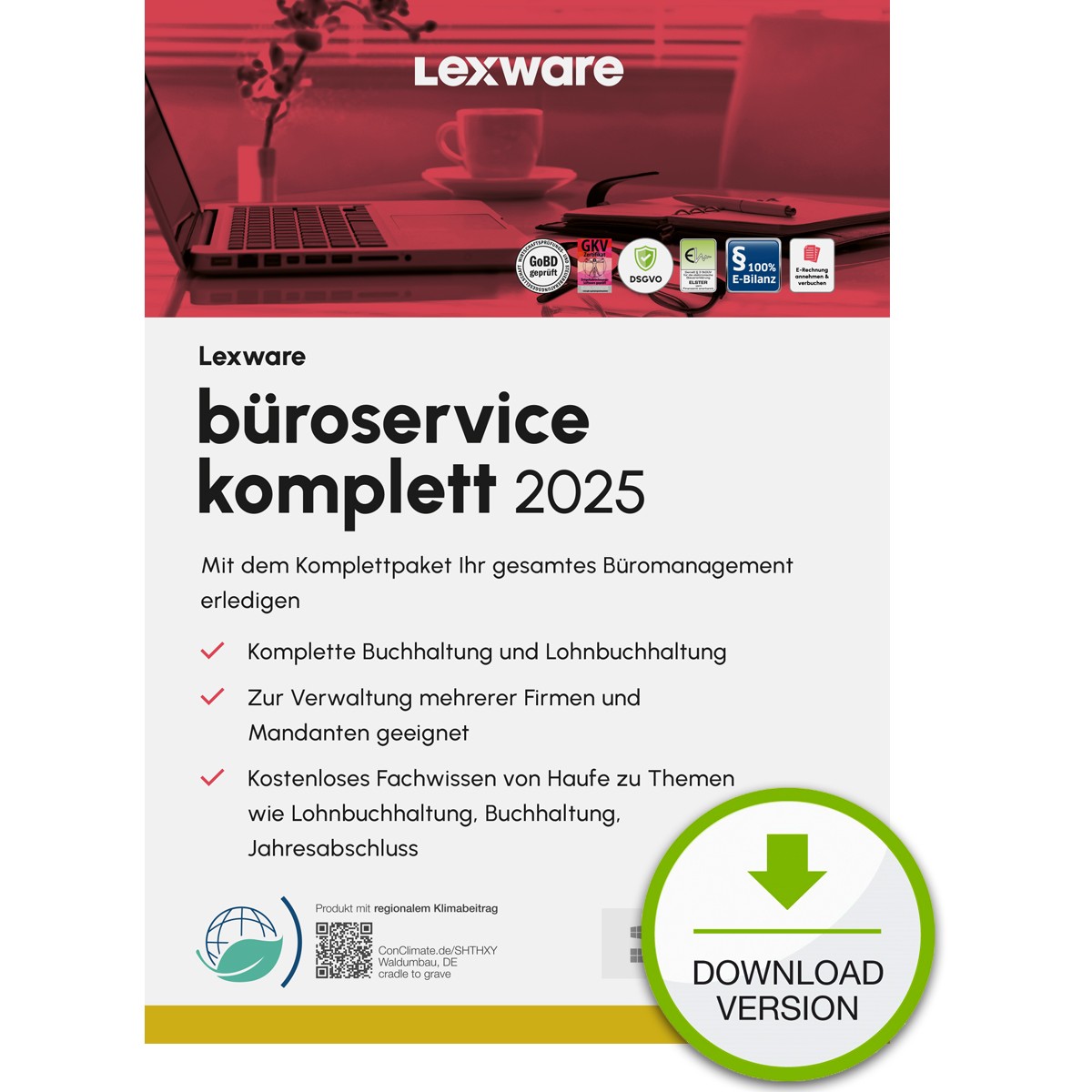 9783648178263 - Büroservice Komplett 2025 Mehrplatzversion - 1 Device ABO - ESD -DownloadESD