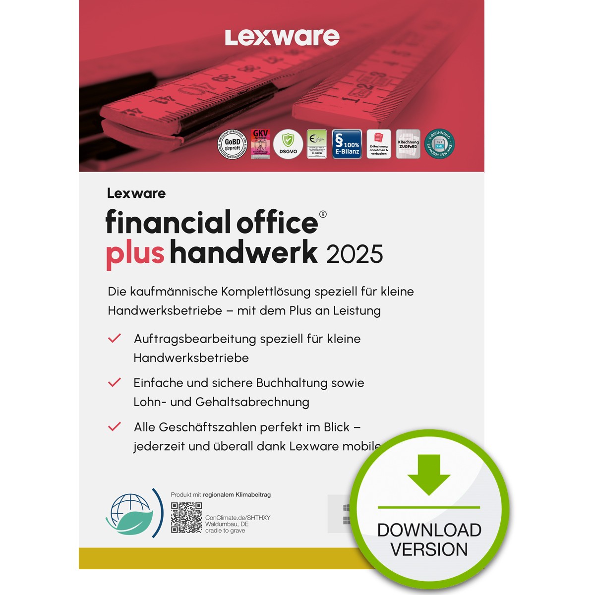 9783648179512 - Financial Office Plus handwerk 2025 - 1 Device ABO - ESD -DownloadESD